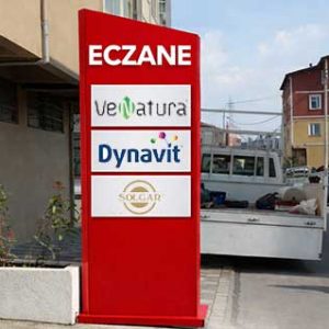Totem Tipi Eczane Tabelası